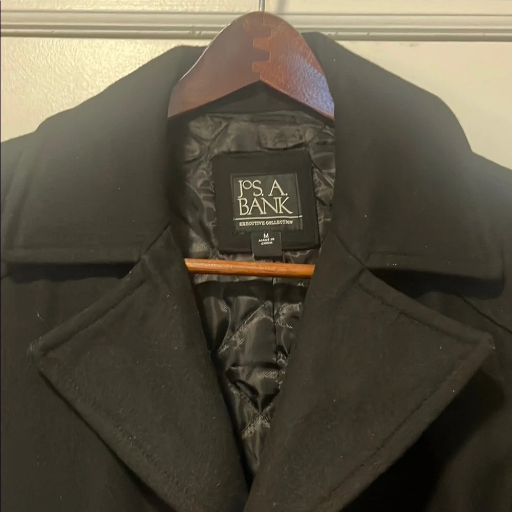 Jos. A. Bank Black Pea Coat - Picture 2 of 5